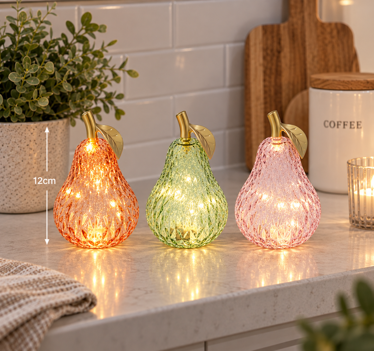 LED Pear, Small, 12cm