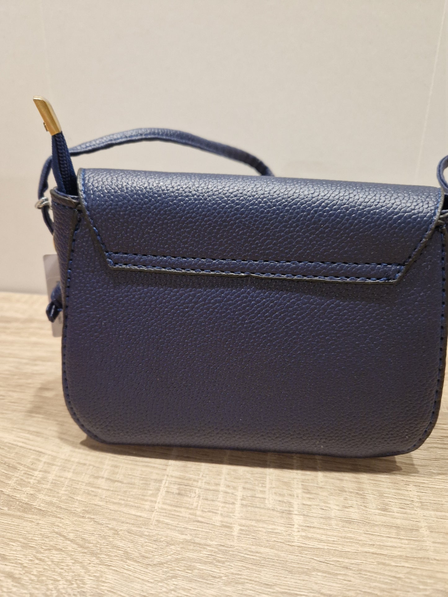 Navy Tassel Shoulder Bag