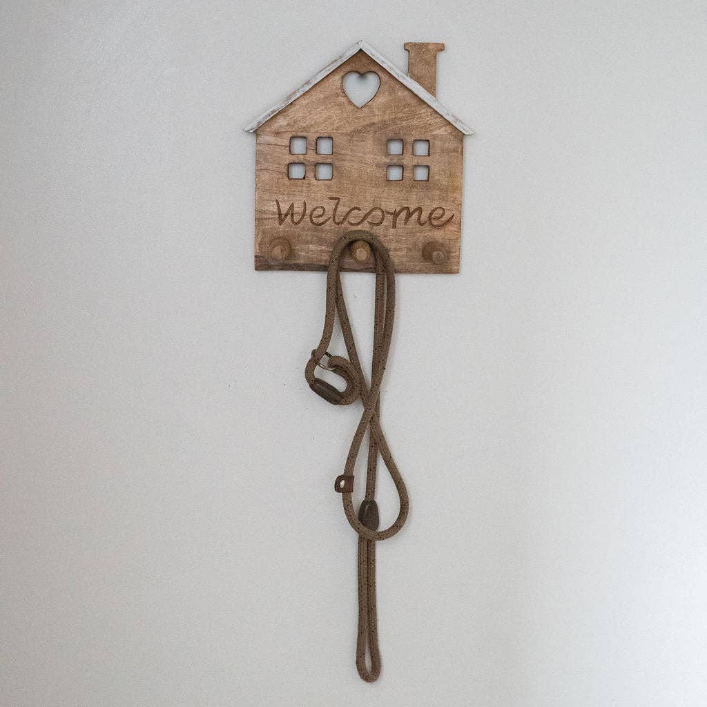 Wooden Home Decorative Hanging Hook Rack