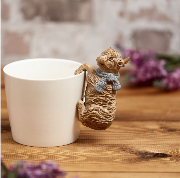 Highland Cow Pot Hanger