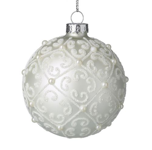 Pearl White & Pearl Gems Bauble