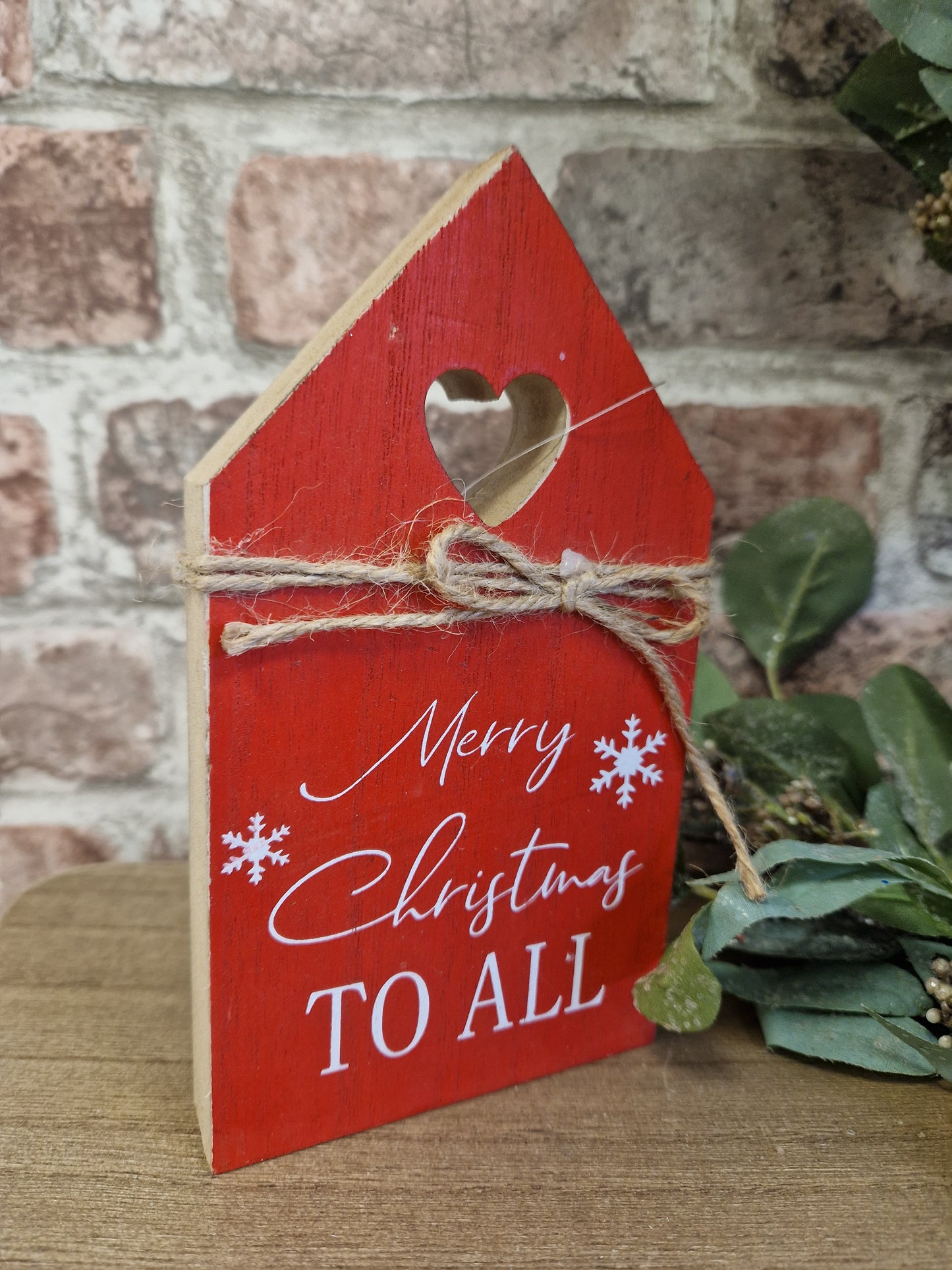 Wooden Christmas House Sign, 3designs