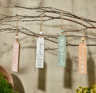 Spring Tags, 4 designs