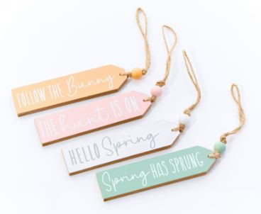 Spring Tags, 4 designs