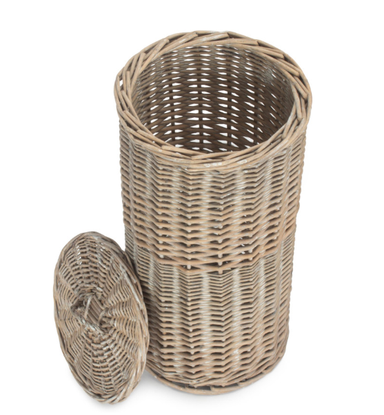 Grey Wash Toilet Roll Holder