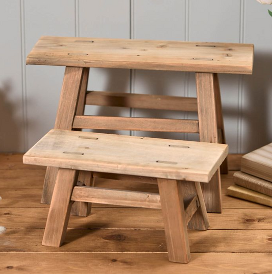 Wooden Display Stools, 2 sizes