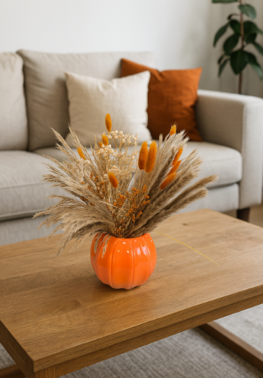 Boho Autumn pampas Grass Bouquet