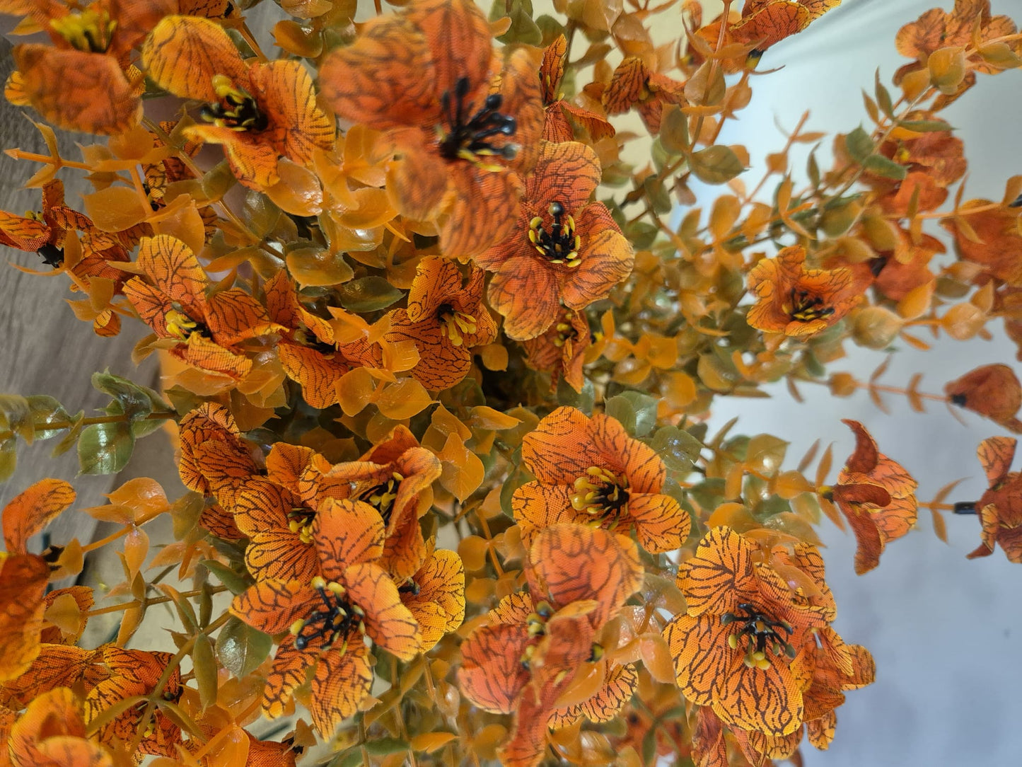 Faux 4 stem bundle Autumn Chrysanthemums