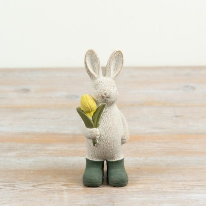 Bunny with tulip, 2 sizes