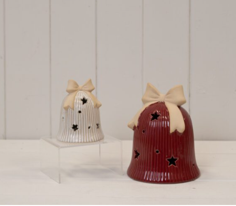 Ceramic Bell with LED, 2 designs