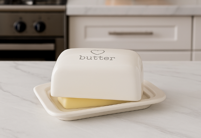 Sweet Heart Butter Dish