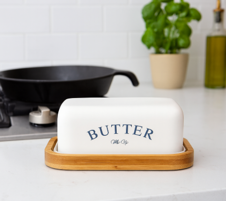 "Butter me up" Butter Dish