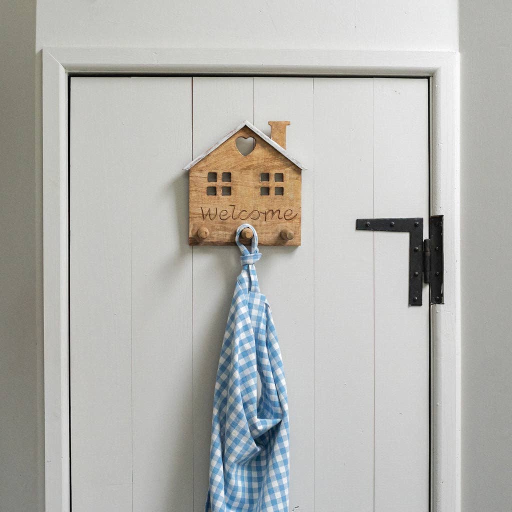 Wooden Home Decorative Hanging Hook Rack