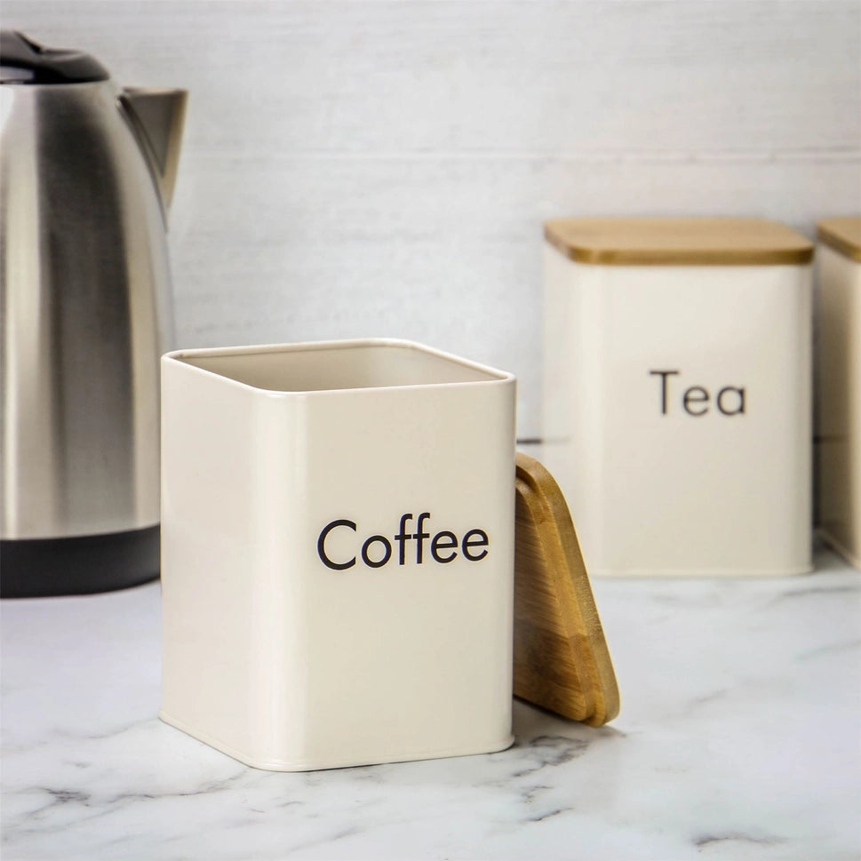 Cream Canister Set with Bread Bin