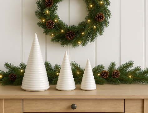 Glazed Ceramic Tree, 2 sizes