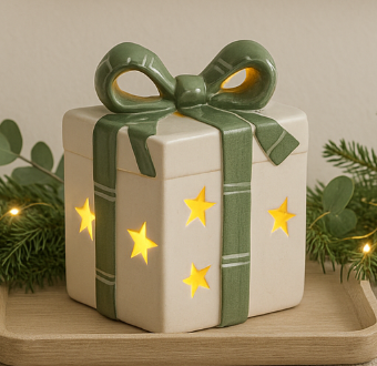 White/Green ceramic LED Present