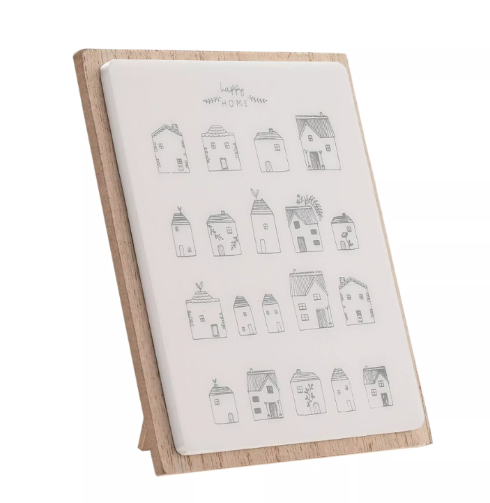 Happy Home, Layered Plaque