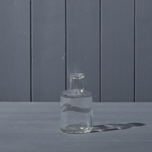 Clear Glass Bottle D6.8 x H11.8cm