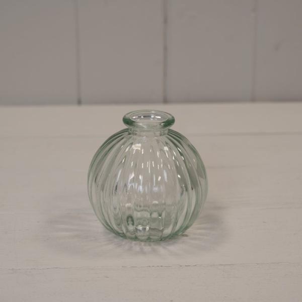 Clear Round Bottle H8.4cm D8.3cm Weight-197g