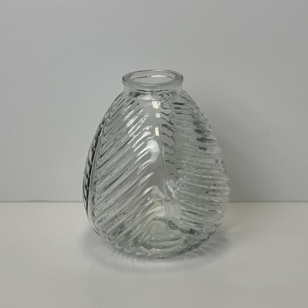 Clear Leaf Bottle H13cm W12cm D11cm Weight-329g