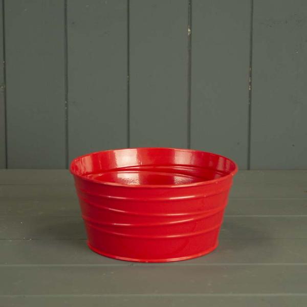 18cm Red Zinc Bowl Weight-141g