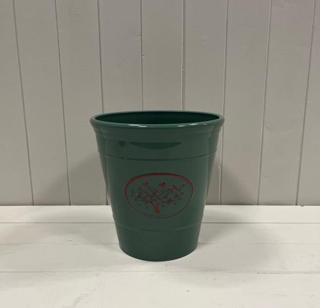 Green Round Love Heart Tree Recycled Plastic Planter D23cm 5.6LTR Weight 305g