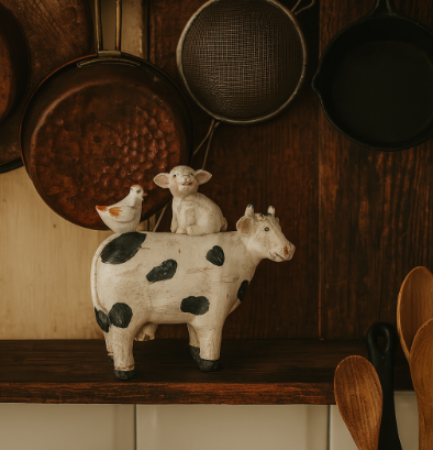 Cow Ornament, 2 designs