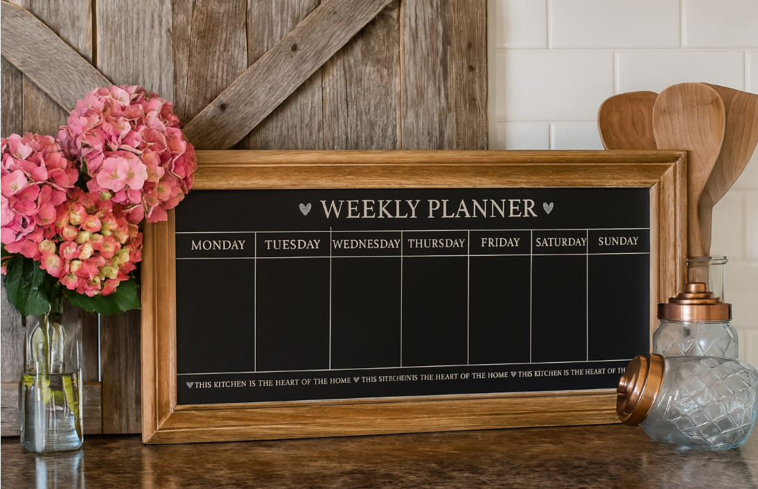 Chalkboard Weekly Planner