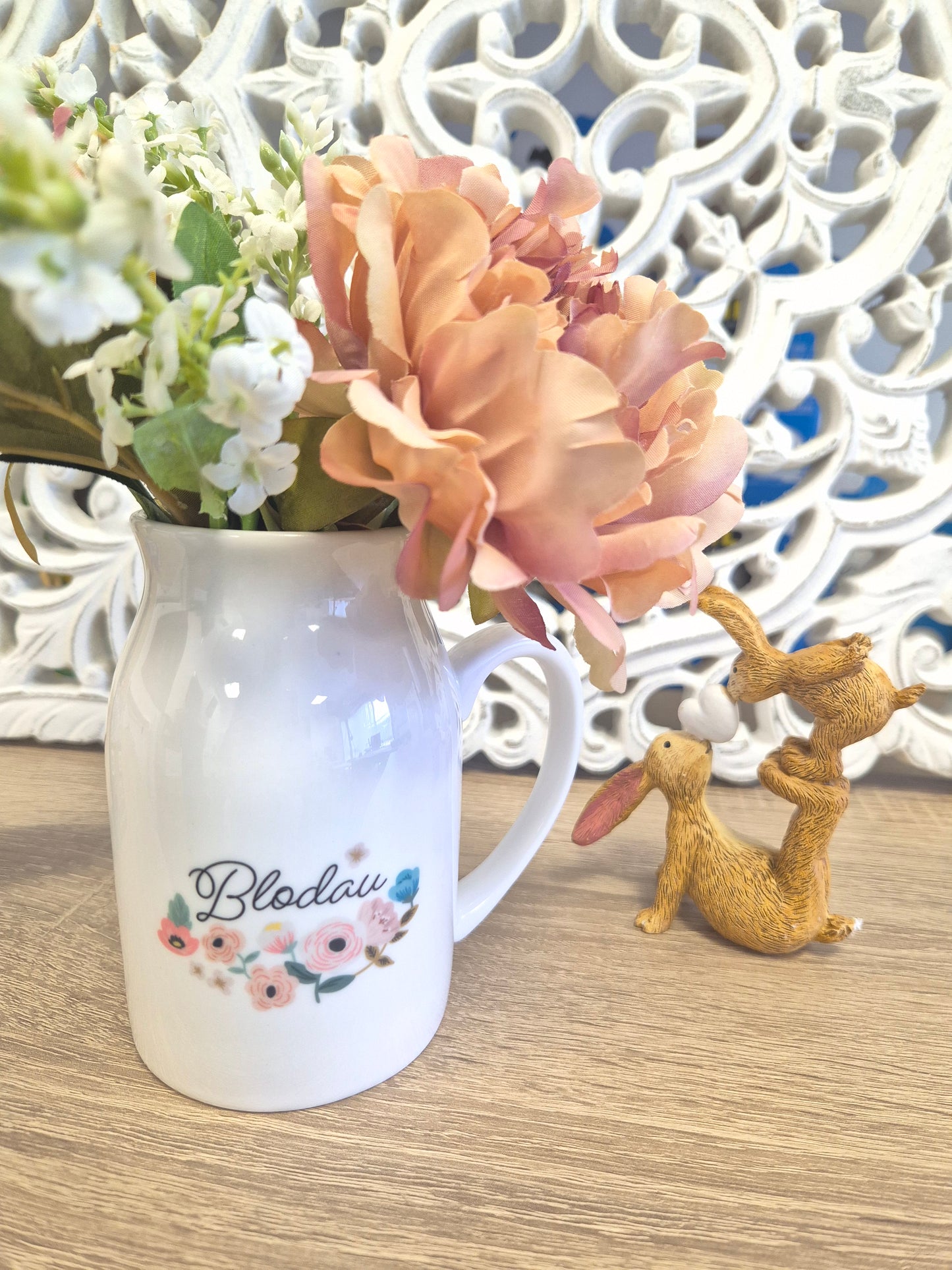 Blodau Floral Print Jug