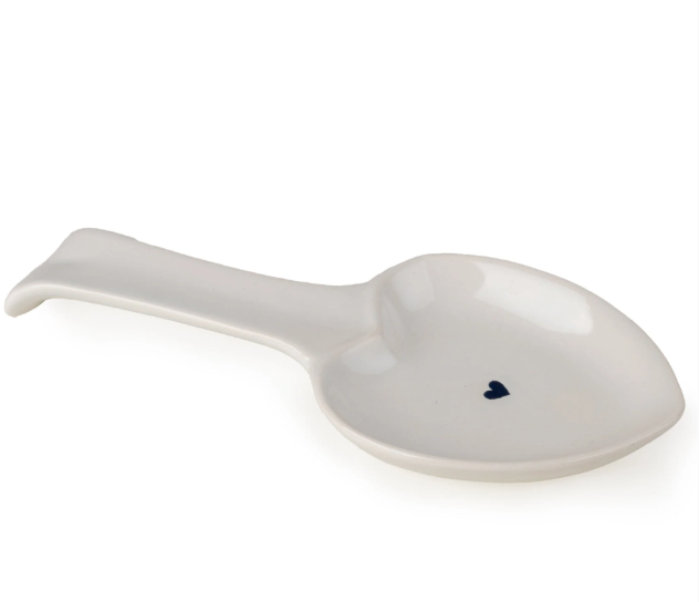 Ceramic Heart Shaped Spoon Rest