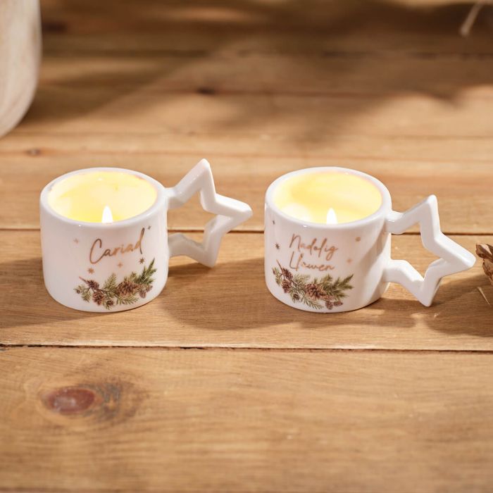 Welsh Star Handle Tealight Holder, 2 designs