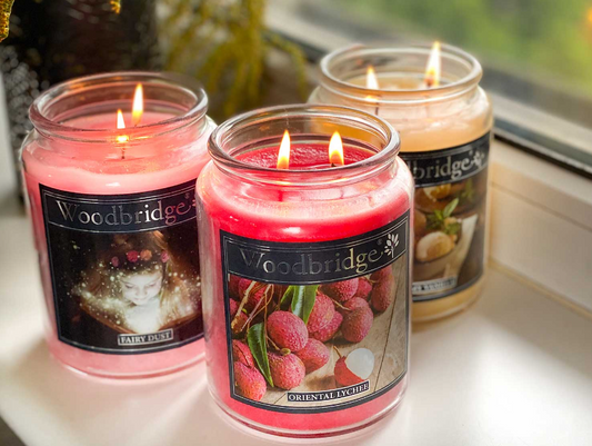 Woodbridge Double Wick Candle, Various Scents