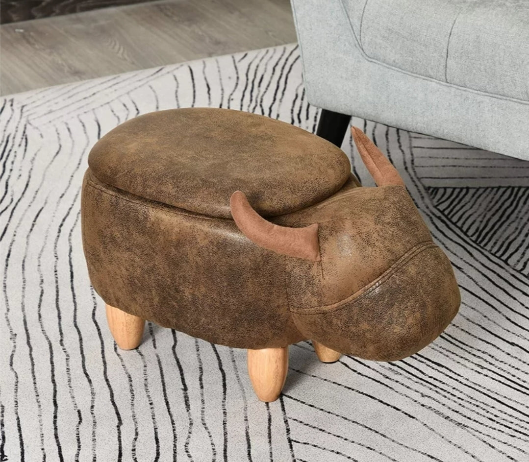 Bull footstool deals