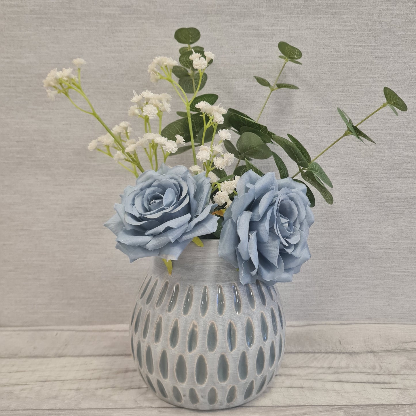 Dark Grey Groove Vase