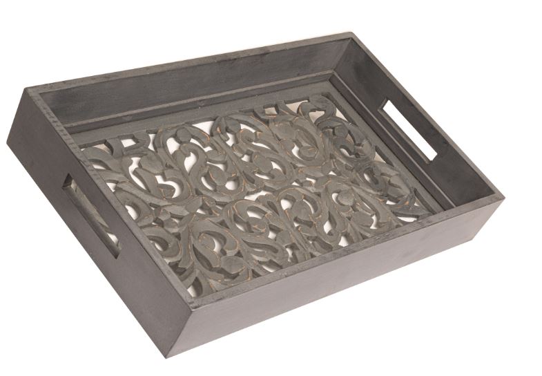 Rectangular Louis Carved Tray