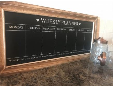 Chalkboard Weekly Planner