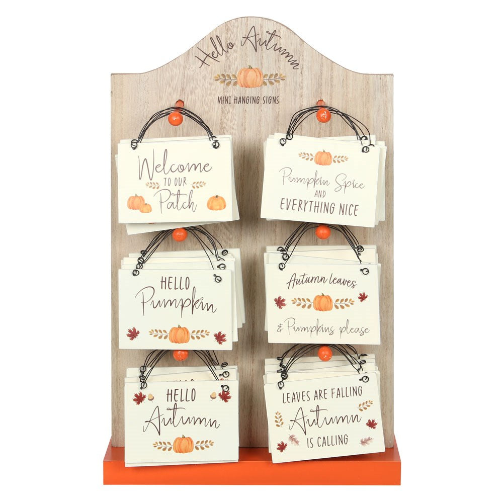 Mini Pumpkin Signs