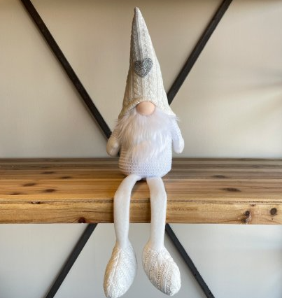Winter White Shelf Sitter, 2 sizes