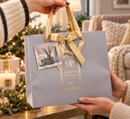 Gift bag set - Candle, Diffuser, Room Spray - Inspired by Dior Sauvage (Suave)