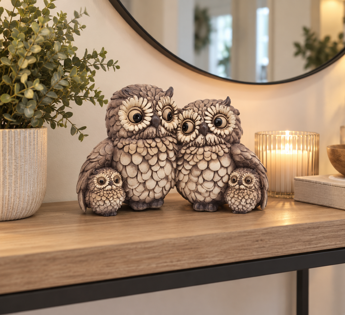 Owl Family Ornament