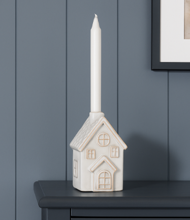 Ceramic House Candle Holder