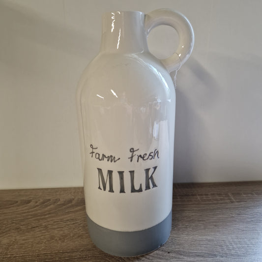 Farm fresh milk jug