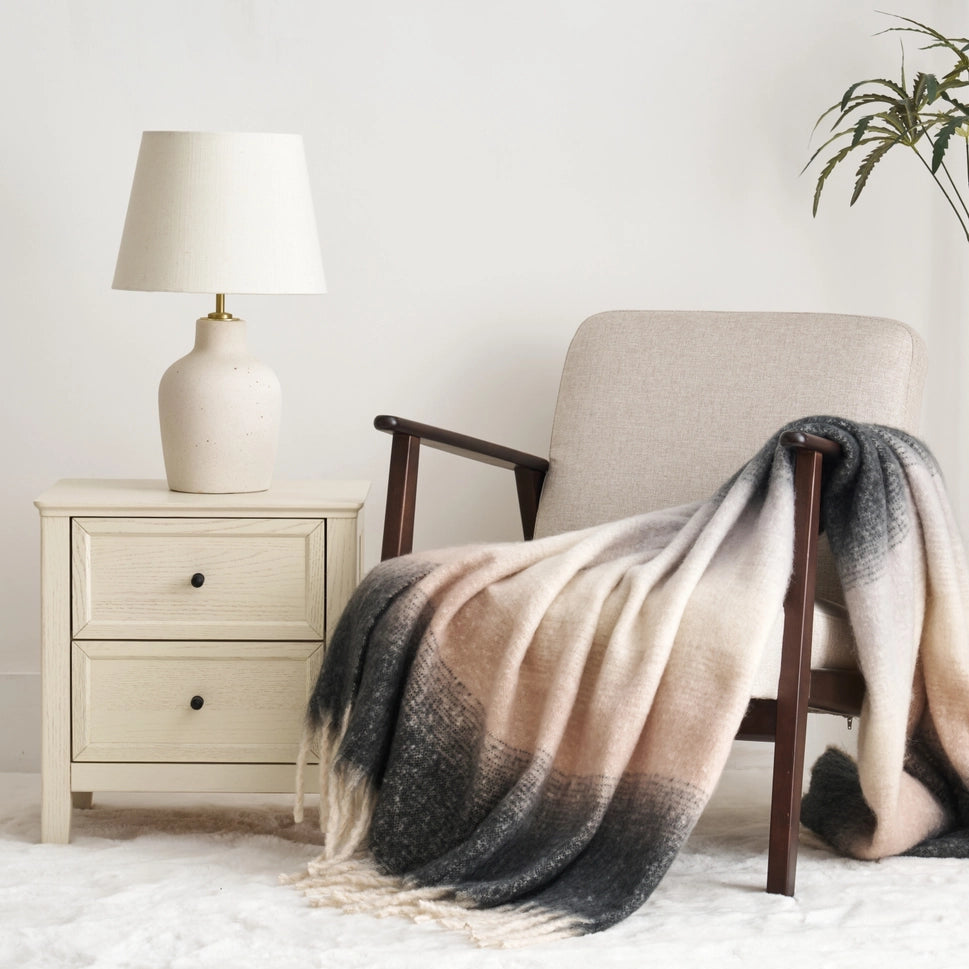 Ombre Soft Fringe Blanket, 2 colours