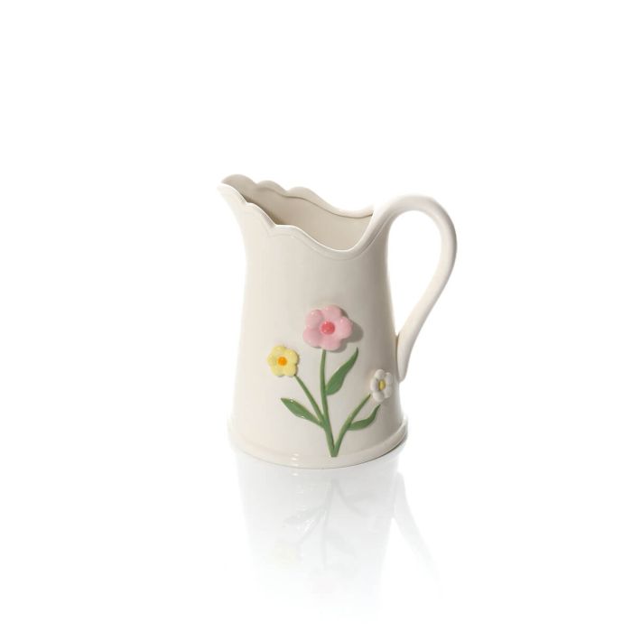 Stoneware 3D Floral Vase