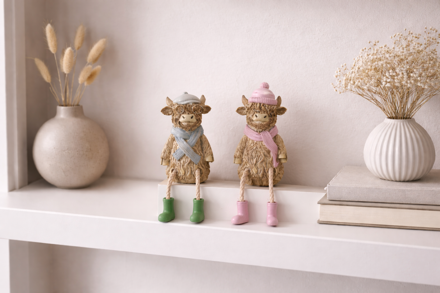 Rusty & Bonnie, Shelf sitters