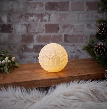 LED Christmas scene ball