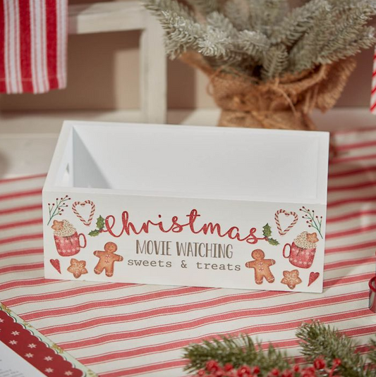 Christmas movie treat crate box