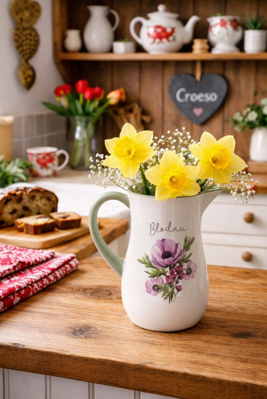 Welsh Blodau Jug
