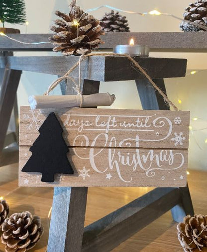 Christmas Chalkboard Countdown