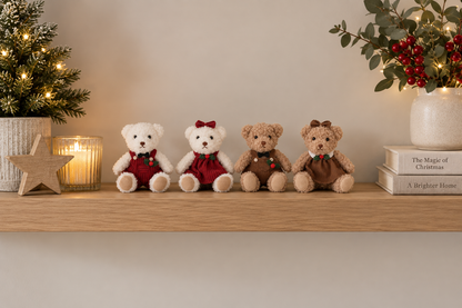 Christmas Cutie Bears, 4 designs